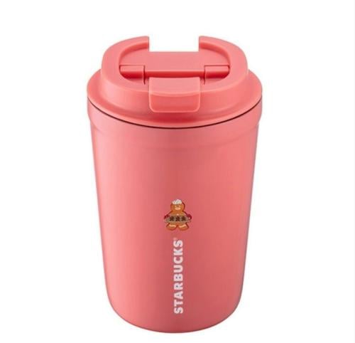 Starbucks gingerbread pink mug