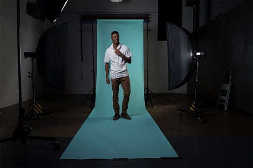 خلفية تصوير رول ورق تيفاني كبير #55 - اكسسوارات تص...