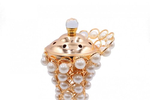 مبخرة ذهبي لؤلؤ