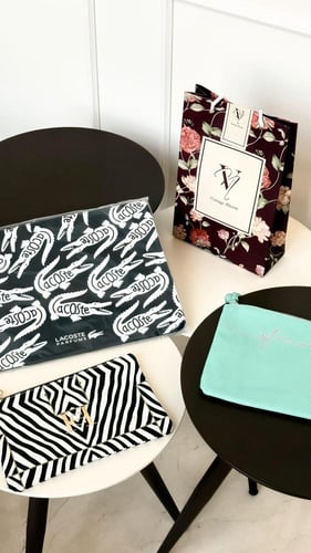 شنطة مكياج برجوا+ عدة اظافر