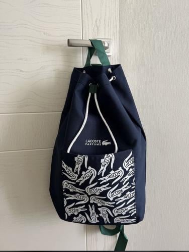 شنطة ظهر لاكوست مع الكيس