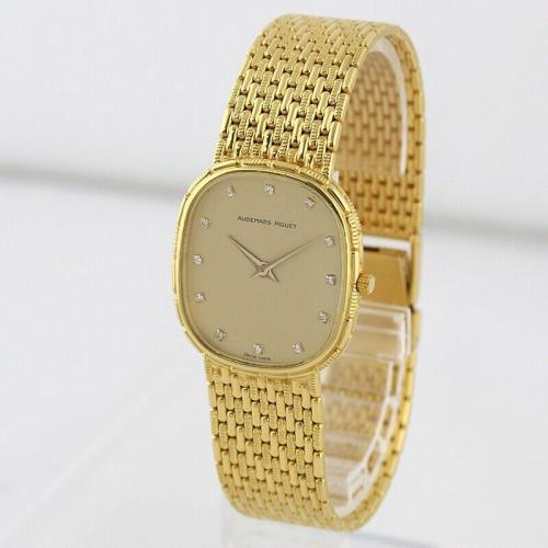 AUDEMARS PIGUET, AN 18K YELLOW GOLD BRACELET WATCH...