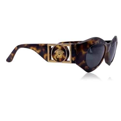 Versace Gianni Vintage Brown Mint Medusa Sunglasses