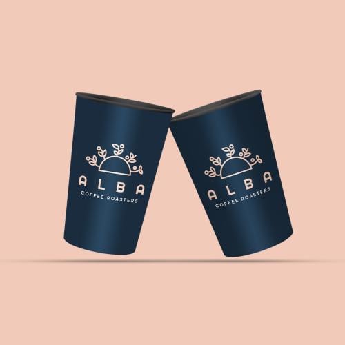 أكواب بلاستيكية | ALBA Plastic Cups 12oz with Lid