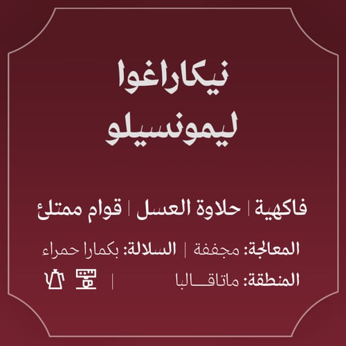 محمصة عبلة - نيكاراغوا -ليمونسيلو - 250G