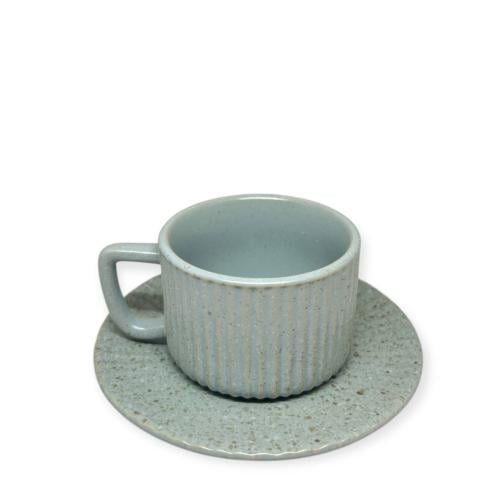 كوب سيراميك 80 مل Gray Spotted