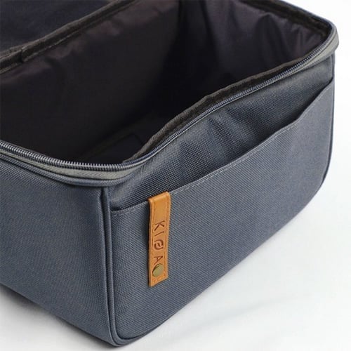 شنطة كفة لأدوات القهوة - رمادي - علامة بني