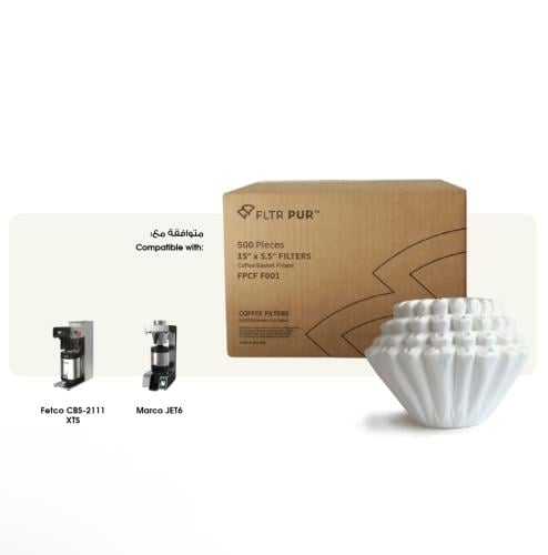 فلاتر قهوة اليوم مقاس 15X5.5 بيور امريكي 500 حبه ل...