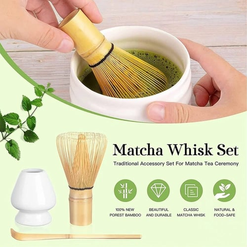 طقم ادوات ماتشا- ابيض| Matcha Pkg