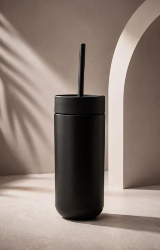 مق مصاص Sip Tivo اسود 16oz