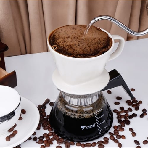 قمع تقطير سيراميك شبيه كاليتا - ابيض مقاس 01| KALI...