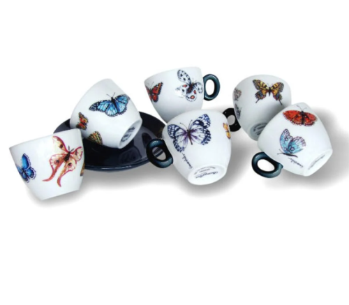 كوب الفراشات اسبرسو من ايبا BUTTERFLIES Espresso Cups Collection - IPA