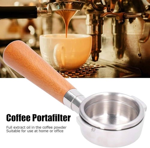 بورتافلتر مكشوف 58 ملم - خشبي فاتح | Portafilter B...