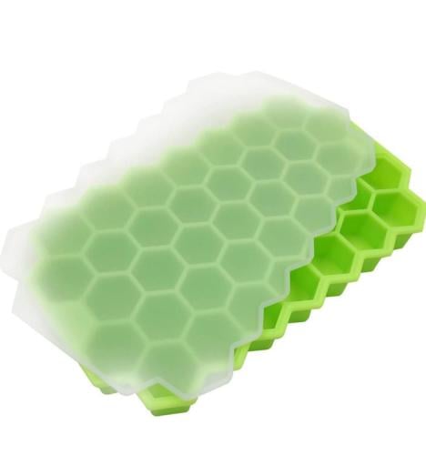 قوالب ثلج بلاستيك خلية - اخضر