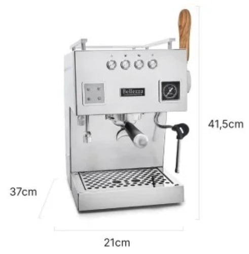 ماكينة بليزا بيلونا ستيل Bellezza Coffee Machine B...