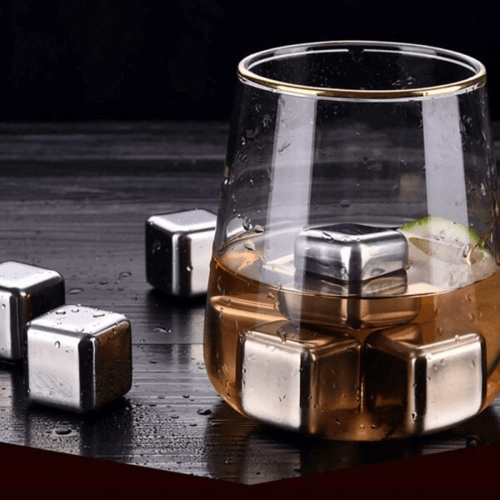 مكعبات ثلج - ستيل | Stainless Steel Ice Cups