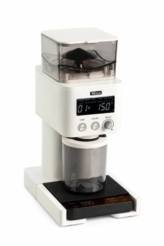 مطحنة ميزا - Mizza Grinder with Scale - White