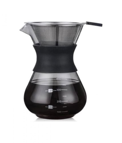 وعاء كيمكس لتحضير القهوة مقبض مطاطي و خشبي