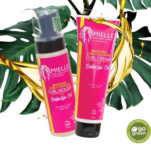 مجموعة بالزيوت البرازيله العضويه من mielle.