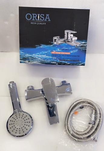 خلاط دش كروم مع سماعة Orisa