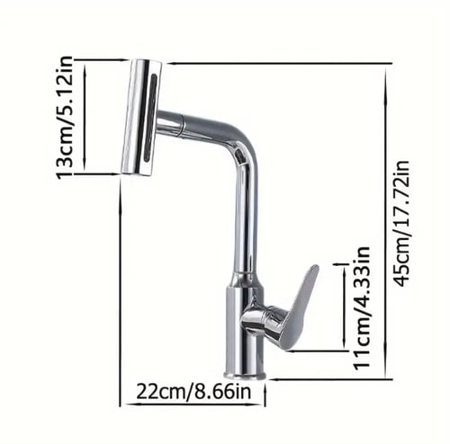 خلاط ماء مطبخ ايطالي سحاب 4 مخارج ماء رنديلى Rande...