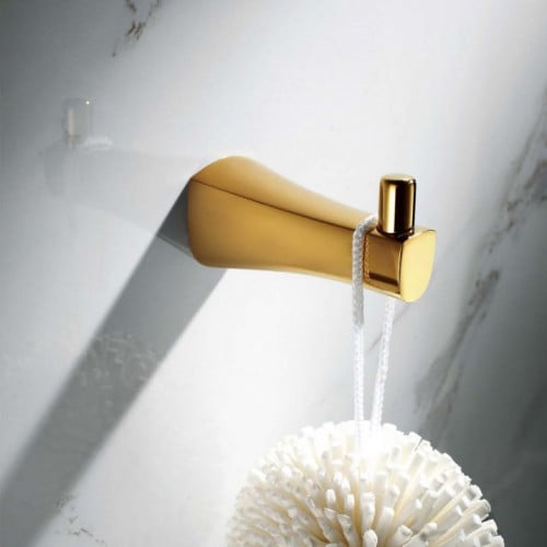 علاقة ملابس ذهبي لميع