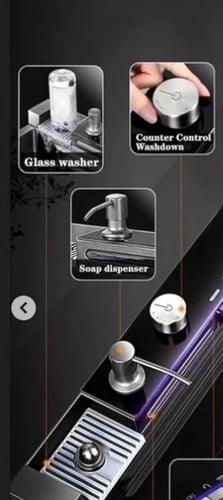 حوض مجلى ستيل 304 نانو سمارت ديجيتال