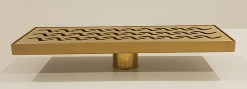 صفاية شاور ذهبي مستطيلة 30*10 LEONARDO