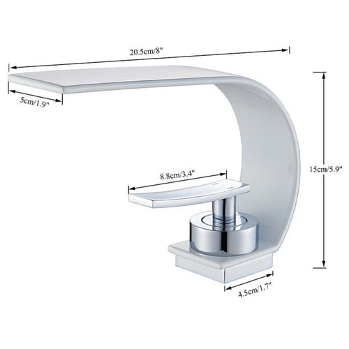 خلاط شلال ألماني كروم لميع مودرن تصميم مميز عالي ا...