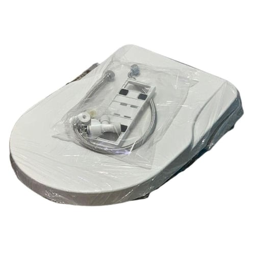 غطاء كرسي افرنجي مع شطاف ابيض Acacia