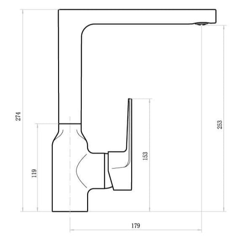 خلاط مطبخ كروم خرم VON لوتز LUTZ