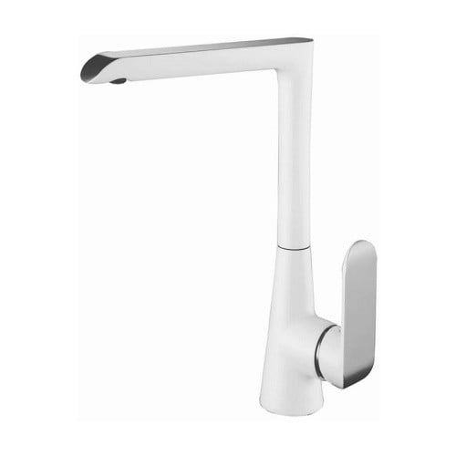 خلاط مطبخ حديث لون ابيض فى كروم فى ابيض موديل YOLA...