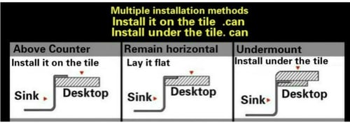 مجلى حوض واحد حديث تقنية النانو مقاس85 *50 سم اللو...