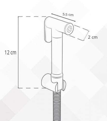 شطاف حمام جداري دائري برونزو BRONZO