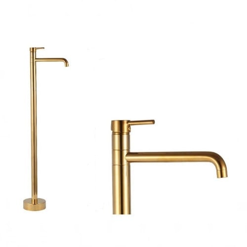 خلاط مغسلة ارضي ذهبي أورينت Oriant