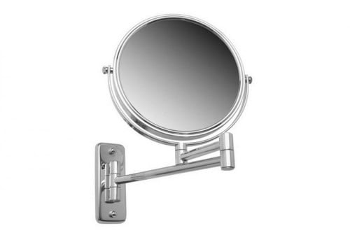 مراية مكبر كروم دائرية جدارية