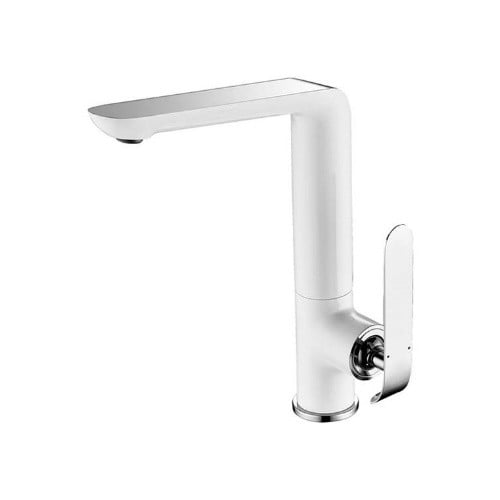 خلاط مطبخ مودرن لون أبيض وكروم موديل EVA2