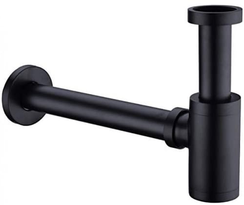 هراب مغسلة أسود سيفون دائري