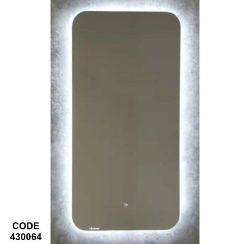 مراية مستطيل طويل ليد لونين 45*90 سم