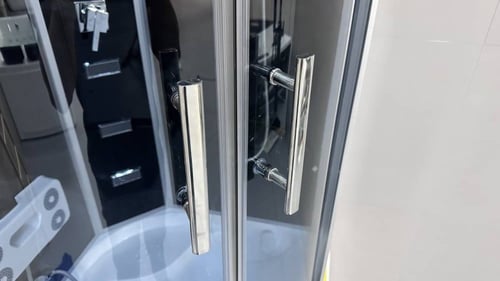 كابينة بخار جاكوزي زاوية 170x85 سم