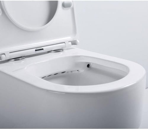 كرسي حمام افرنجي ستامينا مع غطاء هيدروليك