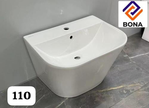 مغسلة بونا معلقة بيضاء