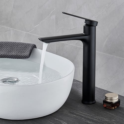 خلاط مغسلة عالي أسود مطفيء كوني KOONEE