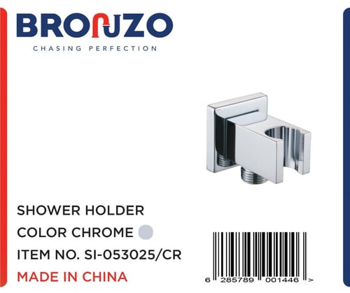 مخرج مربع كروم مع علاقة لزوم سماعة دفن برونزو BRON...