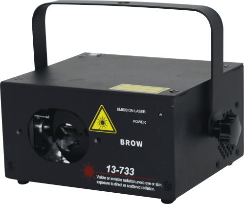 Laser device single lens