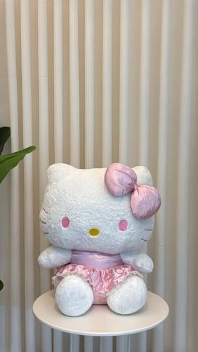 دمية هيلوكيتي وردي (60 سم )كبير