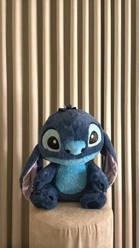 Soft navy blue stitch 55 cm