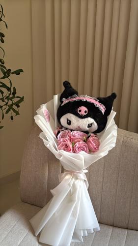 باقة كرومي وردي