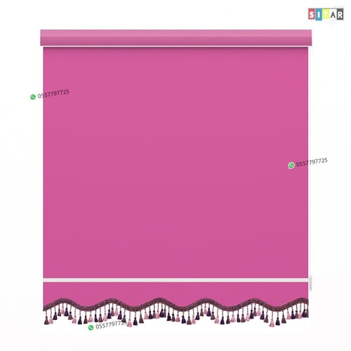 ستائر رول عازل للضواء والحرارة فوشيا