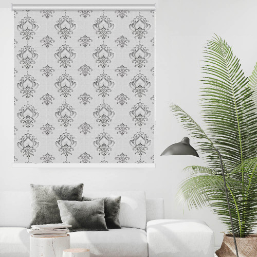 ستائر رول عازل للضواء والحرارة جاكار بنقوش هندسية